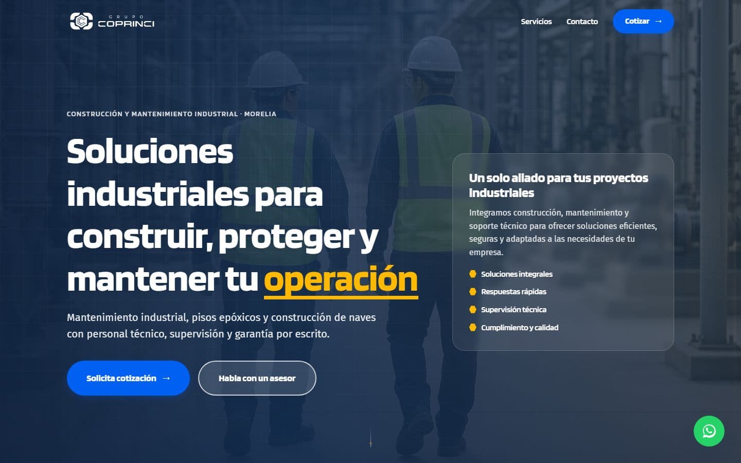 Grupo Coprinci — Industrial Construction